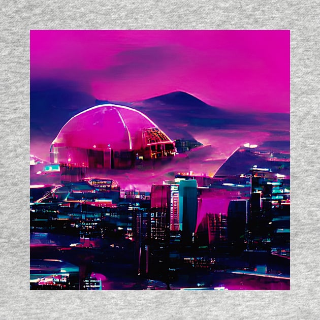 Futuristic Dome City by Mihadom